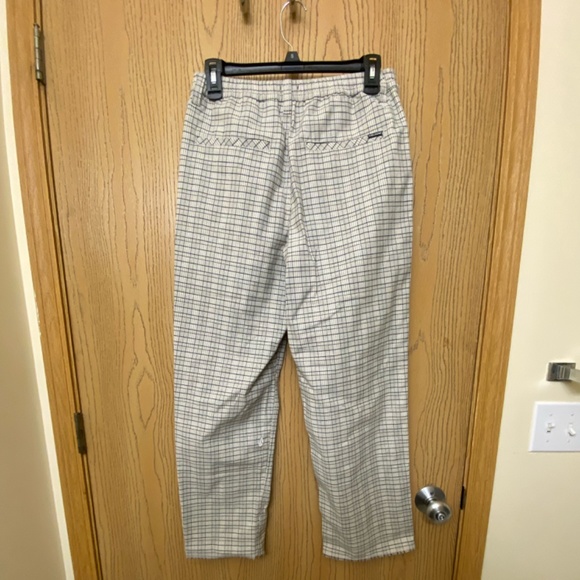 NWT Volcom Women’s Plaid Straight Leg Pants - Picture 3 of 9